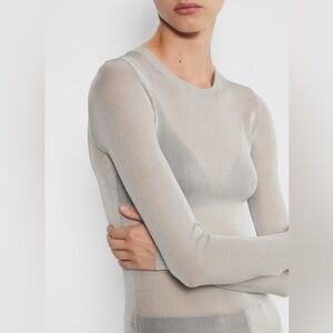 Wilfred Contemplate Knit Metallic Sweater